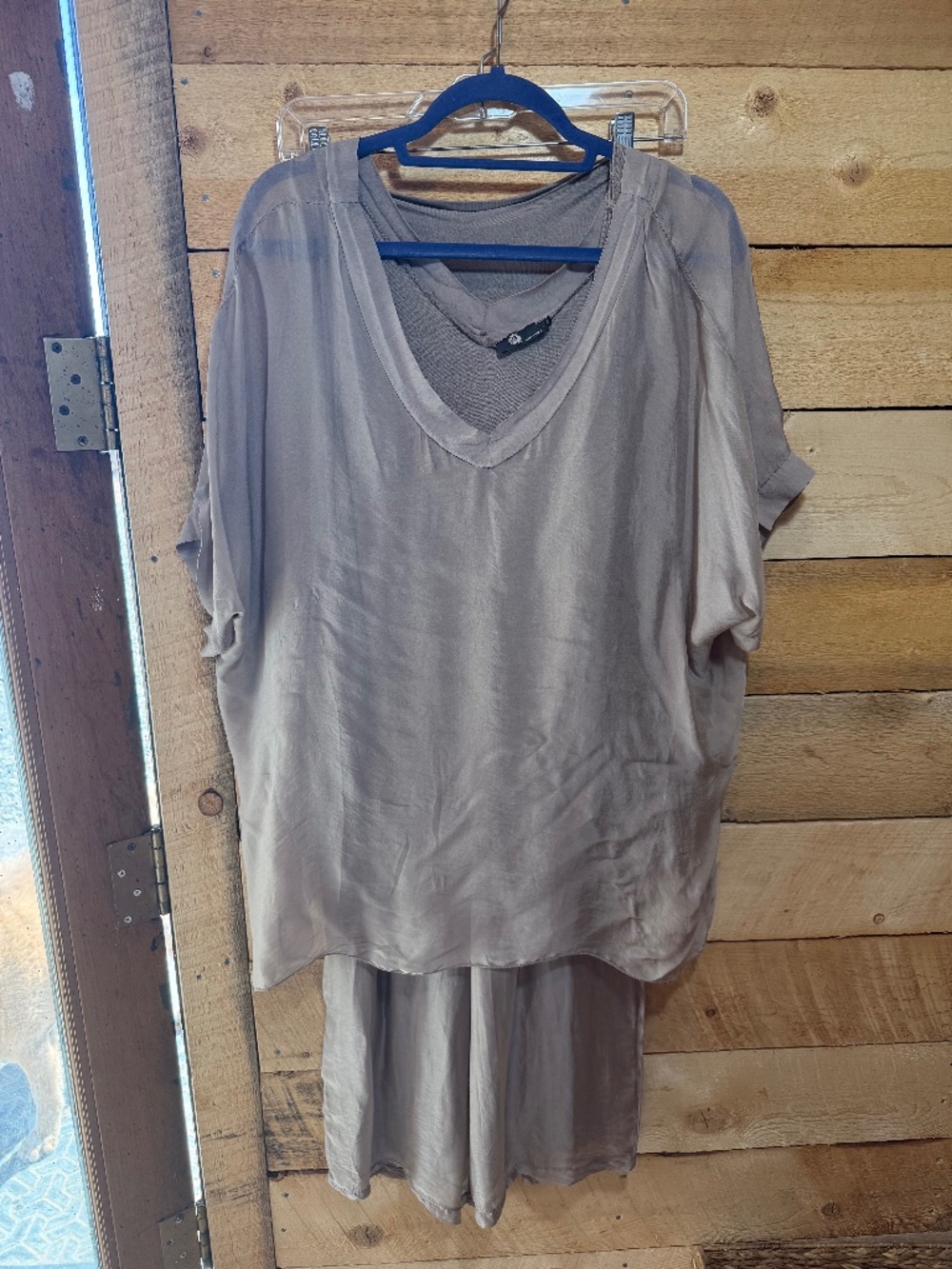 Italian Silk Evening Top and Pants